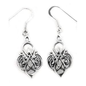 Click here to buy Celtic Knot Heart Sterling Silver Hook Earrings.
