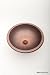 Round Copper Bar or Bathroom Sink Rolled Rim