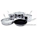Click here to buy All Clad Stainless Non-Stick 9 Piece Cookware Set by All-Clad.