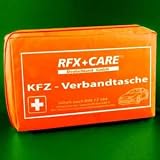 Zoom Produkt-Bild: KFZ Verbandstasche RFX -- NEONLINE ORANGE - wie Auto Verbandskasten