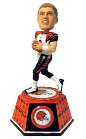 Cincinnati Bengals Carson Palmer Forever Collectibles Bobble Head Clock