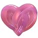 LALIQUE Crystal Pink Heart Paperweight