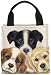 Peeping Puppies Sue Hall Tote Bag Purse
