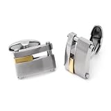 Dolan Bullock MELBOURNE 18K Gold Steel Cufflinks