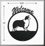 Border Collie Welcome Sign