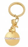 Eigenschaften Gift / Schlüsselanhänger Engel auf Kugel Gold