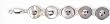Silver Stone Bracelet, Size: 7.5"