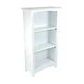 Avalon 3 Shelf Bookcase - White
