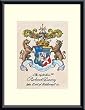 Art Poster Metal Framed Print - Stemma Araldico - Artist: unknown- Poster Size: 15 X 11