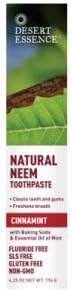 Neem Cinnamint Toothpaste 6.25 oz.(pack of 5)