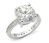 Elegant 3.15 cts Cubic Zirconia Engagement Ring