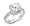 Elegant 3.15 cts Cubic Zirconia Engagement Ring