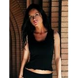 TQM Sleeveless V-Neck w Merrow Edge Hems at TQM