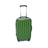 Valise rigide &agrave; roulettes vert m&eacute;tallique 4x rouler &agrave; 360 degr&eacute;s 63x42x28 Volume: 87 L Hauptstadtkoffer