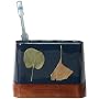 Pressed Leaves Toothbrush Holder