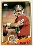 1988 Topps Joe Montana Football Card #38 - Shipped In Protective Display Case!