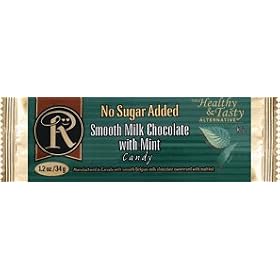 No Sugar Added Milk Chocolate with Mint Bars - Low Carb Chocolate From Ross Chocolates