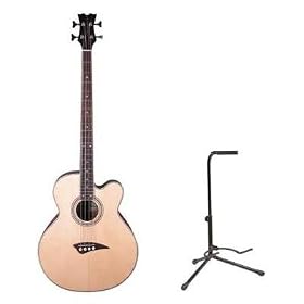 Dean EABC Acoustic Cutaway Electric Bass Guitar Combo with AB Stand - Natural