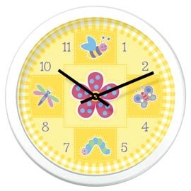 Flowerland Children's Clock by Olive Kids