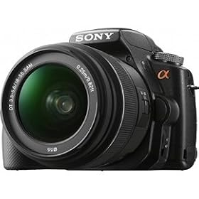 Sony Alpha SLTA33L DSLR with Translucent Mirror Technology and 3D Sweep Panorama (Black) by Sony