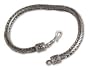 Bracelet, 'Fishbone Twist' 8" L