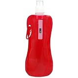from TRIXES TRIXES Foldable Water Drink Sport Running Bottle Camping Kit Gear Re Usable Red