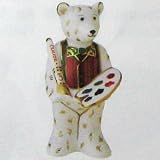 Royal Crown Derby Miniature Bear Collection Artist Claude 3.5 Inch