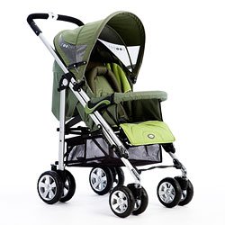 Bolero Convertible Stroller in Olive Waves