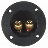 Round Speaker Terminal 2-7/8" Gold Binding Post