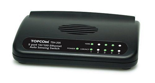 Topcom TSH 205 10/ 100 Mbit Ethernet-Switch für 8 PC's