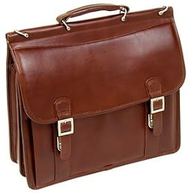 <b>McKlein V Series Halsted Leather Double Compartment Laptop Case</b>