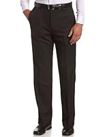 Haggar Men's Cool 18 Hidden Expandable-Waist Plain-Front Pant