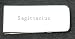 Money clip with engraved name: Sagittarius