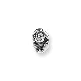Monkey Charm in Sterling Silver for 3mm Reflections, Expression, Kera, Pandora and SilveRado Bracelets & Necklaces