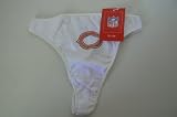 NFL Licensed Chicago Bears Women's White Thong Panties Underwear Size Small (5)
