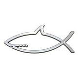 Shark Fish Car Emblem