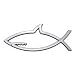 Shark Fish Car Emblem