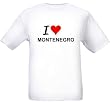 I LOVE MONTENEGRO - Country-series - White T-shirt