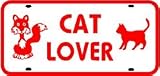CAT LOVER LICENSE PLATE pet hobbie sign