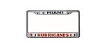 Miami Hurricanes Chrome Frame