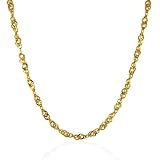 18K Singpore Chain Necklace 18"