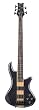 Schecter Stiletto Elite-5 Bass Guitar (5 String, See-Thru Black)