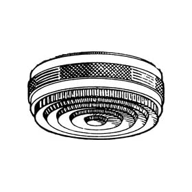 Light Fixture Glass Drum - 6" White