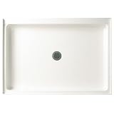Swanstone R-3454-010 34-Inch by 54-Inch by 5-1/2-Inch Single Threshold Shower Floor, White Finish
