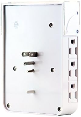 LB1 High Performance New 6 AC Outlets Power Surge Protector Wall Tap for Asus K550CA-DH31T 15.6-Inch Touchscreen Laptop (Silver Grey) with 4 Fast Charging USB Ports, Night Light, iPhone Dock Charging Station