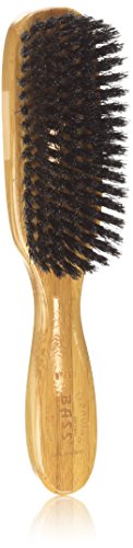 Brush - Deluxe Oval 100% Wild Boar Bristles Extra Firm Wood Handle Bass Brushes 1 Brush