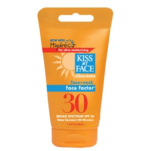 Sunblock Face Factor SPF 30 Kiss My Face 2 oz