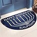 Personalized Half Round Hanukkah Doormat