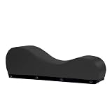 Liberator Black Label Esse Chaise With Cuff Kit, Charcoal Faux Leather