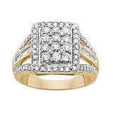 10kt. Yellow Gold, 1 ct. tw. Diamond Fashion Ring